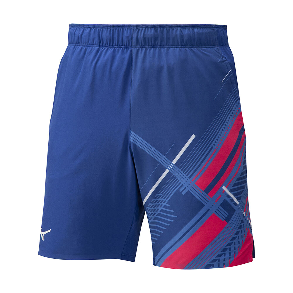 Mens Mizuno 8in Amplify Shorts Blue Philippines (IQUNFR203)